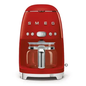 10-Cup Drip Filter Coffee Machine - Red