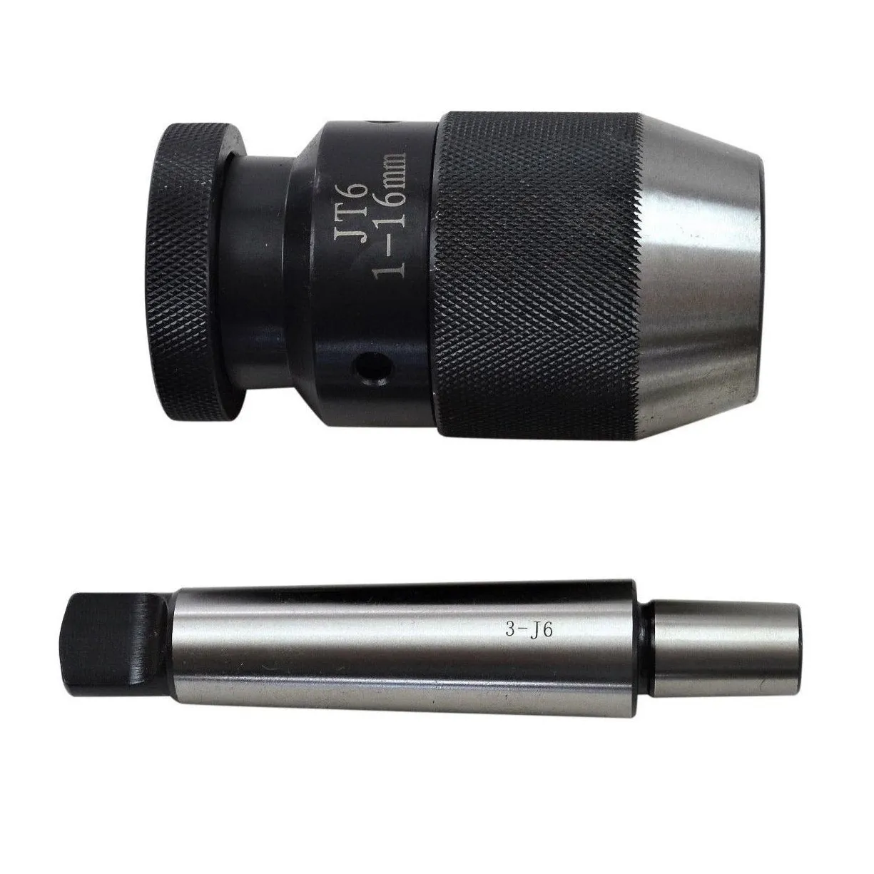 1/32-5/8" or 1-16mm Keyless Drill Chuck with MT3/JT6 Arbor with Tang