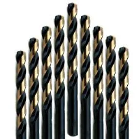 1/4" Heavy Duty Drill Bit - High Speed American Jobber - QTY 12