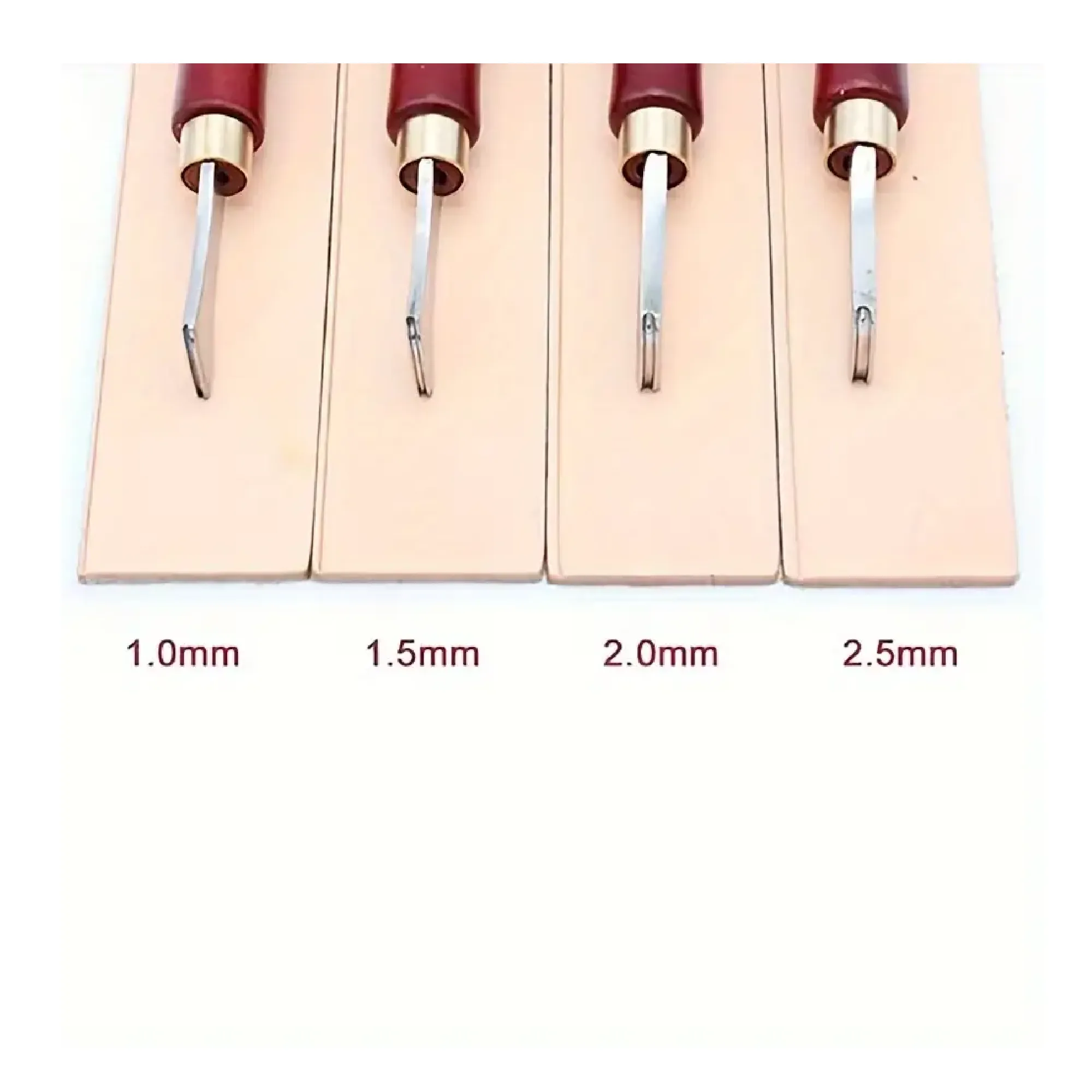 1pc Leather Tool，Solid Wood Wire Crimping Tool Drum Starter Light Circular Crimper Edge Wire Cutter Leather Carving