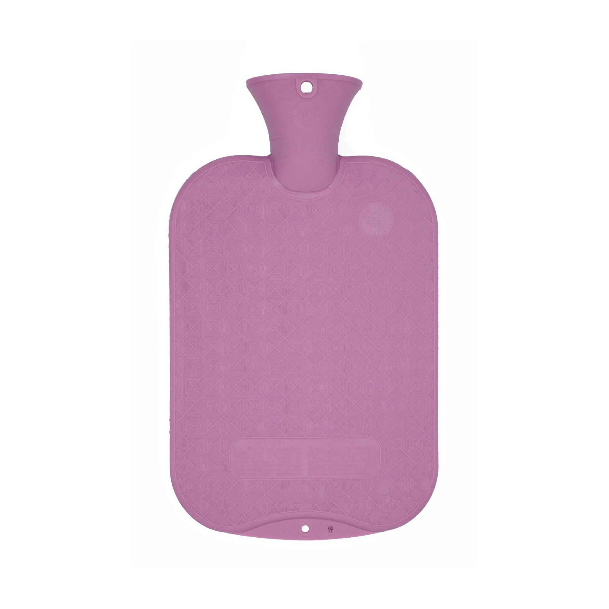 2 Litre Heather Single Ribbed Fashy Hot Water Bottle