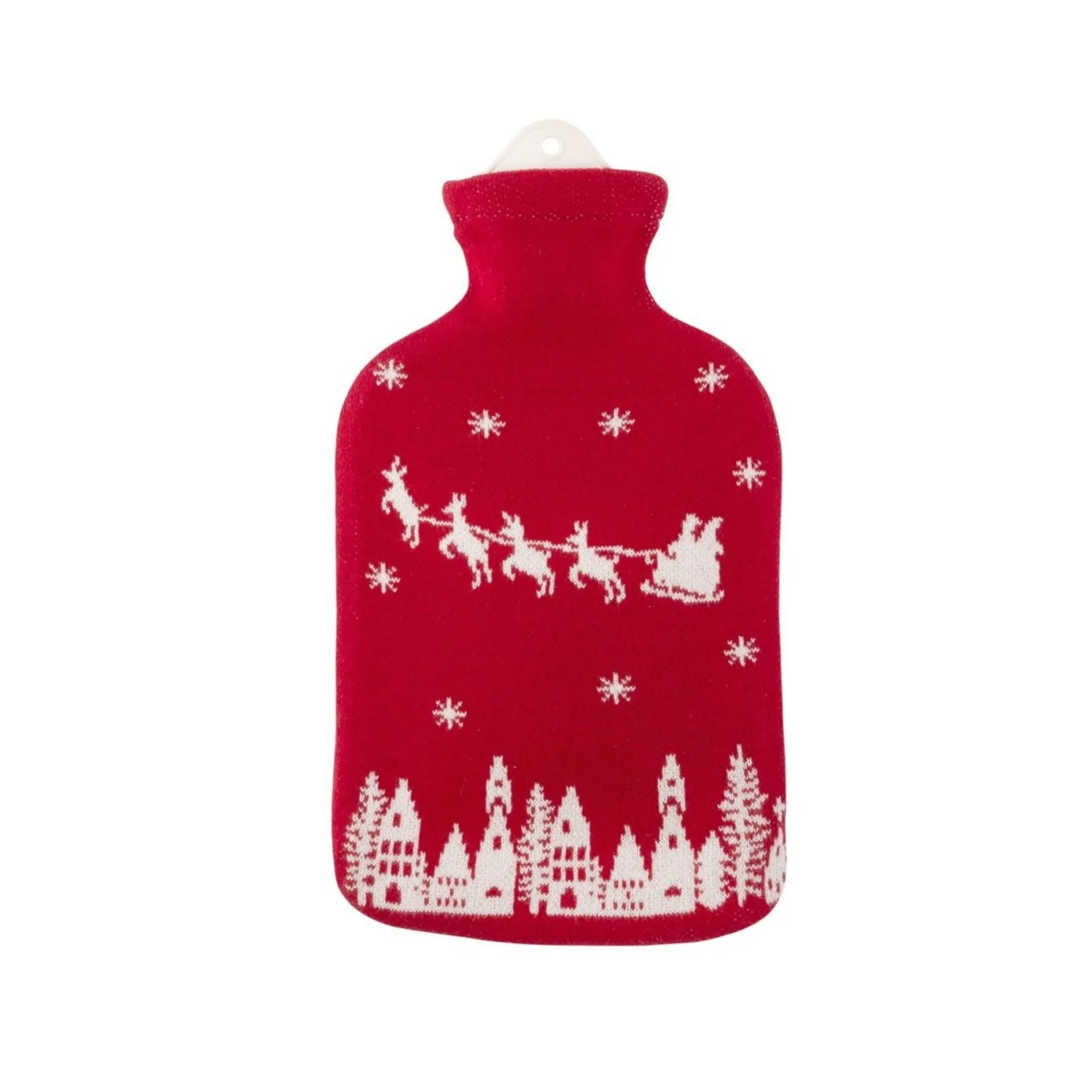 2 Litre Sanger Hot Water Bottle with Santa Claus Cover