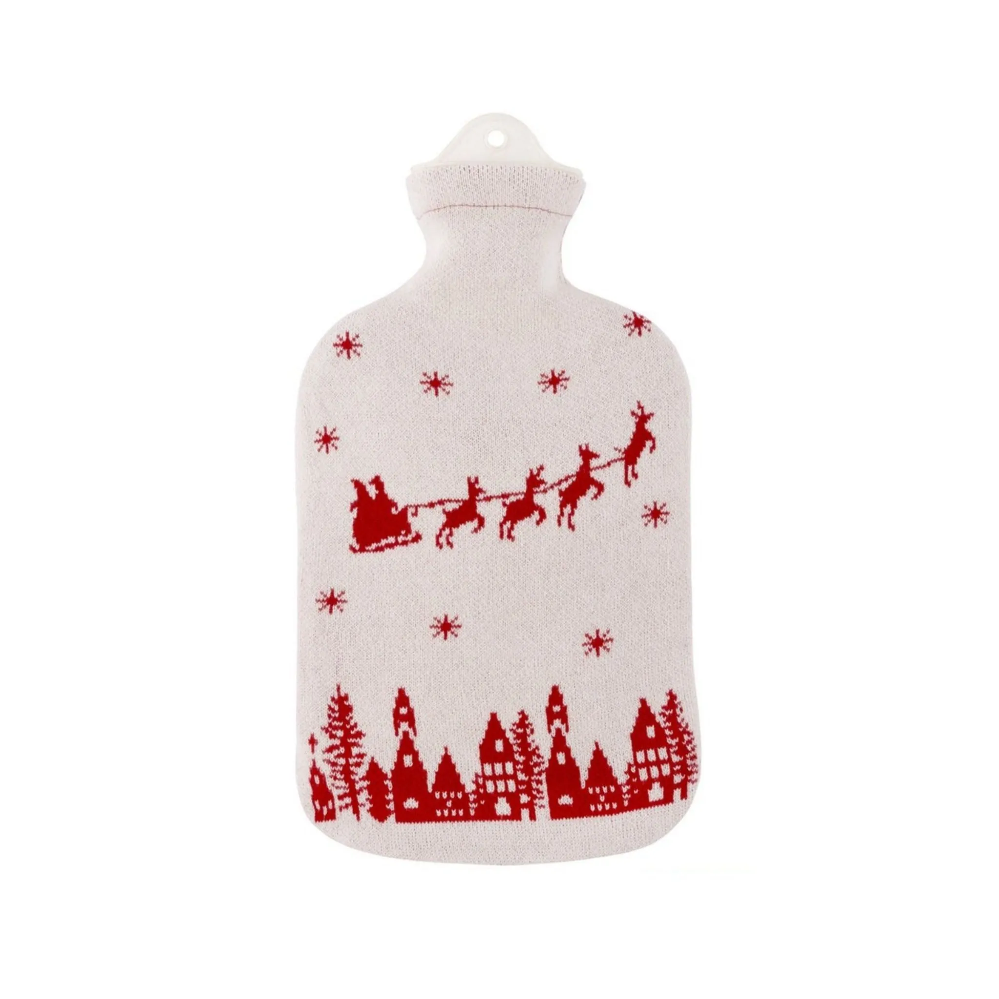 2 Litre Sanger Hot Water Bottle with Santa Claus Cover