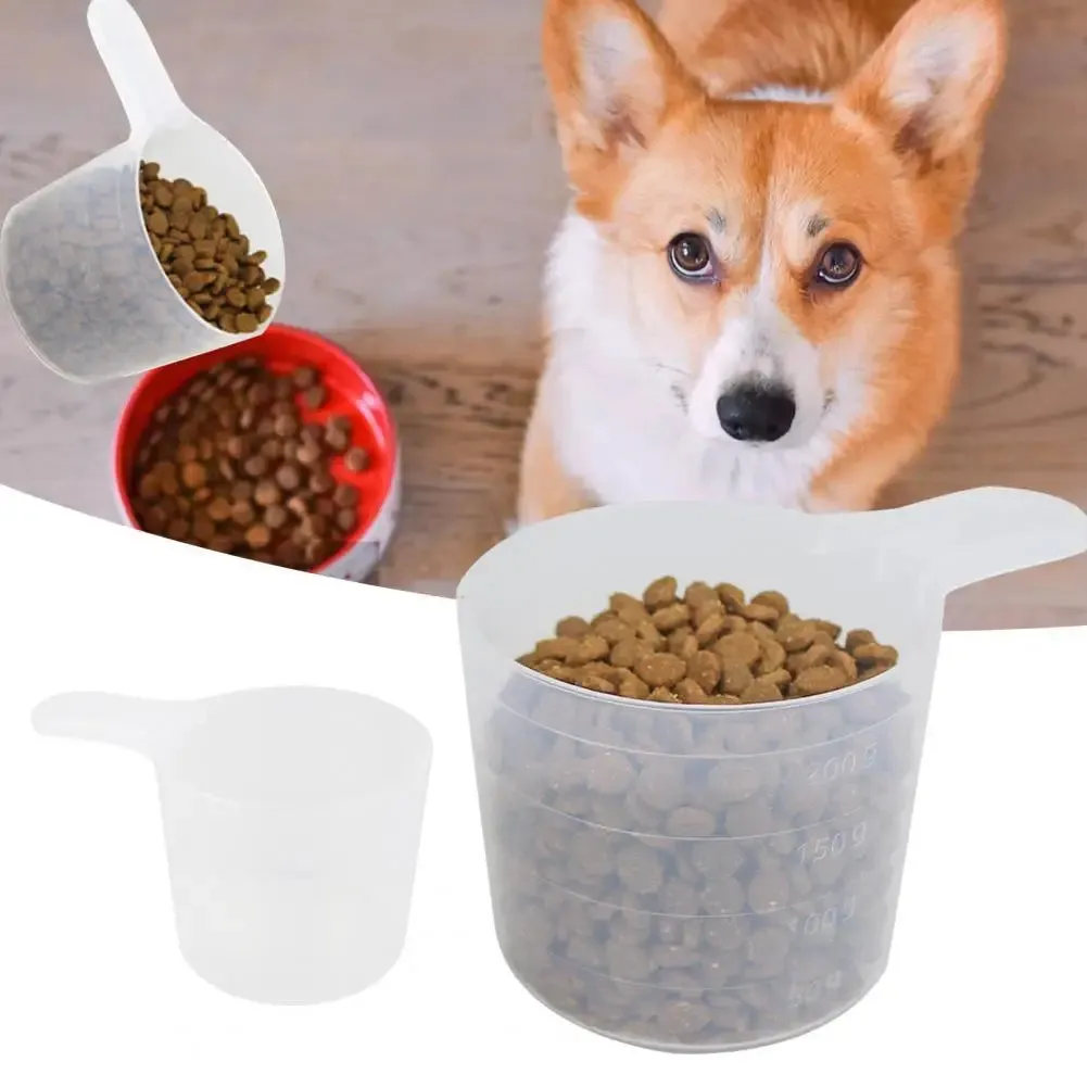 200g Pet Food Shovel Dog Cat Feeding Spoon Pet Dry Food Spoon Handheld Dog Feeder Shovel Pet Measuring Spoon