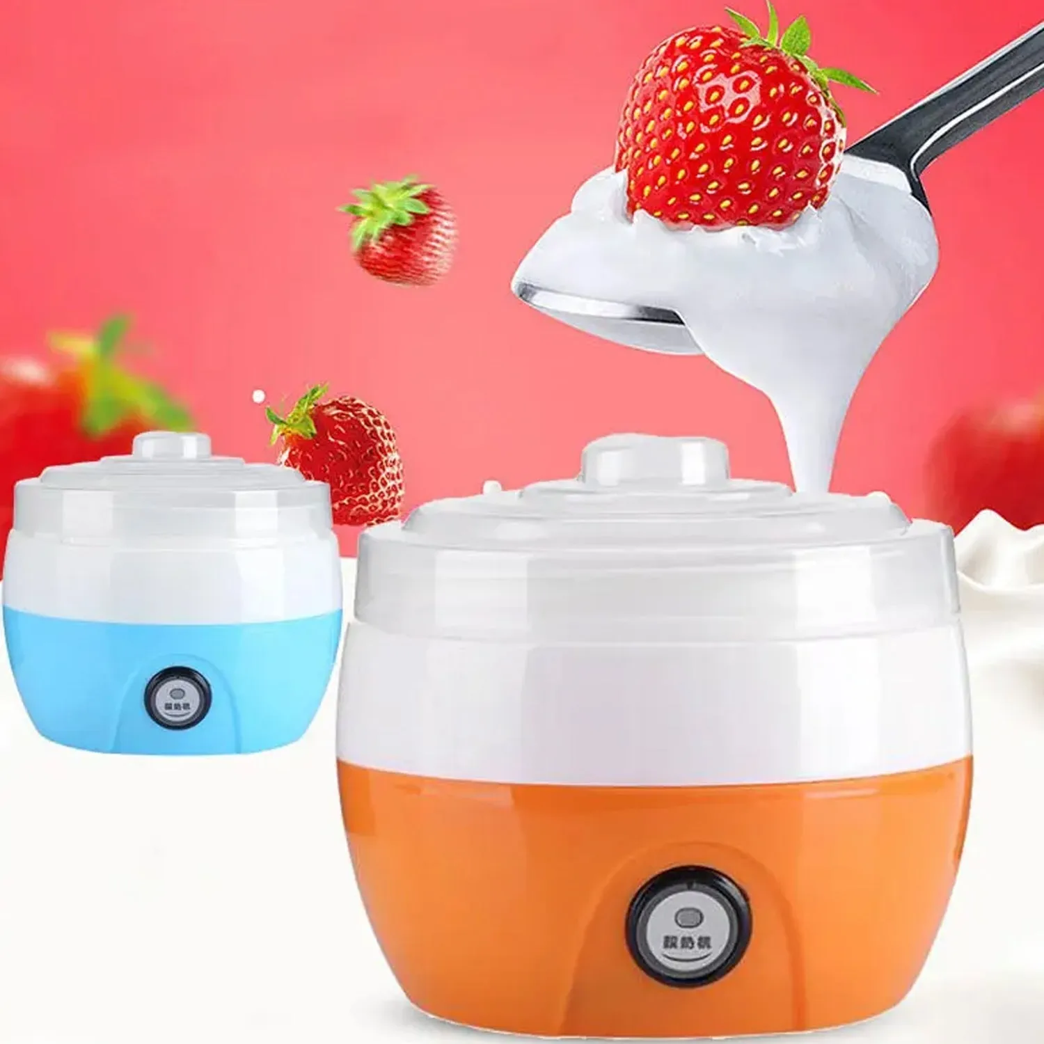 2533C Electronic Yogurt Maker, Automatic Yogurt Maker Machine 1L Yoghurt Plastic Container for Home Use