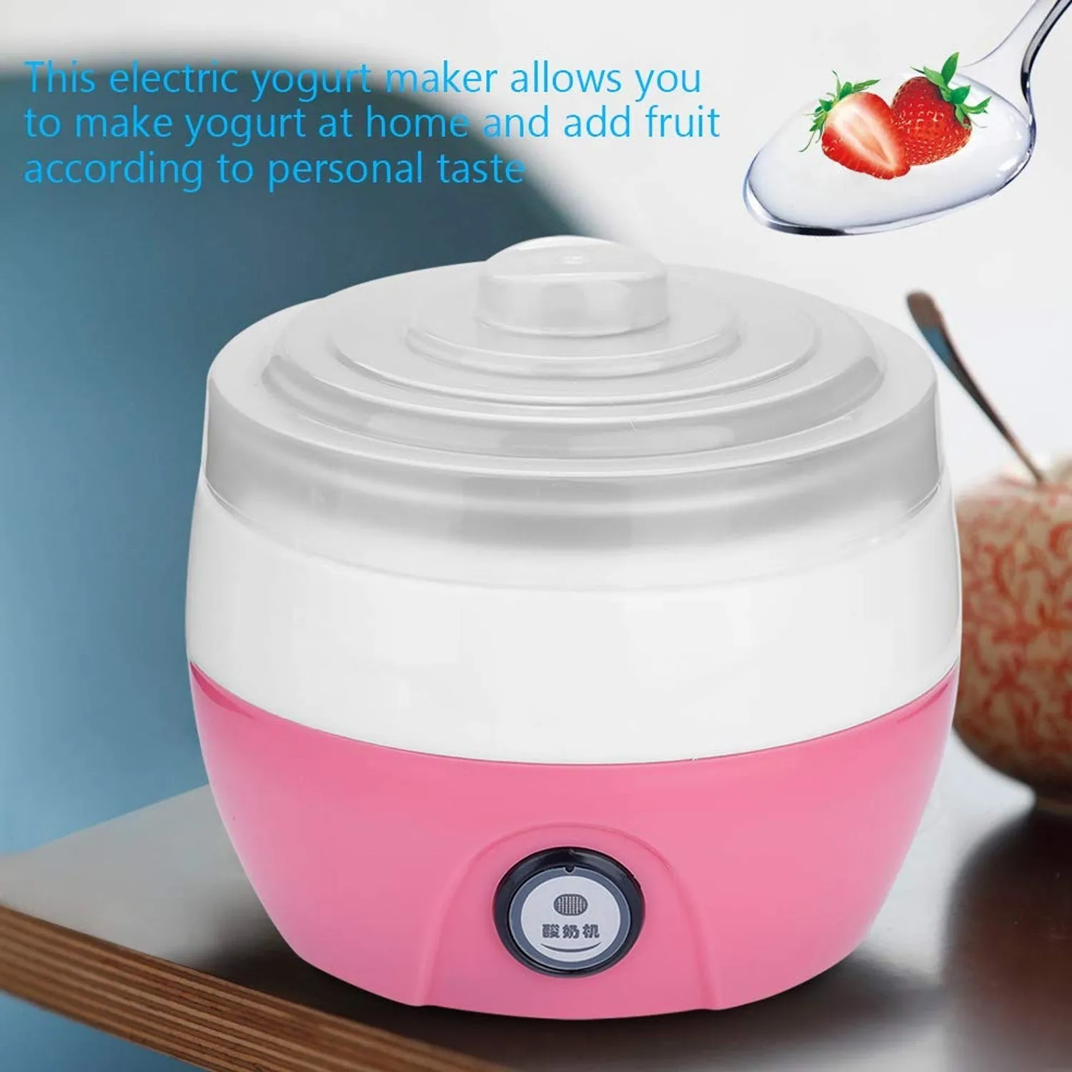 2533C Electronic Yogurt Maker, Automatic Yogurt Maker Machine 1L Yoghurt Plastic Container for Home Use