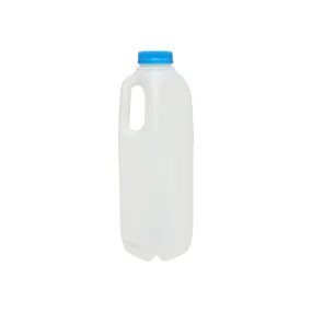 2L Plastic Milk Jug Bottle Natural with Lid