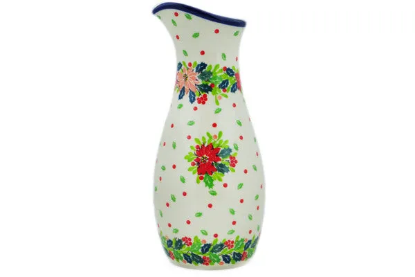 5 Cup Carafe - Christmas Flower