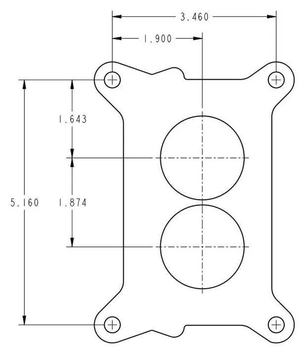 500 CFM 2-Barrel Street Avenger Carburettor HO0-80500