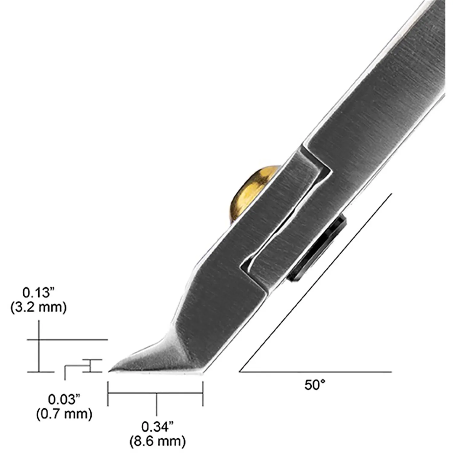 5081W - Hard Wire Cutter Tungsten Alloy Body 50° Wide Flush