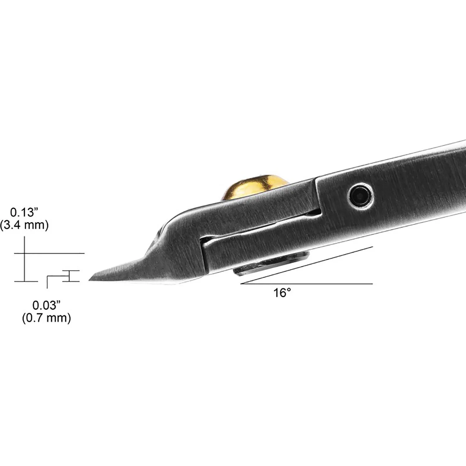 5422W - Hard Wire Cutter Tungsten Alloy Mini Taper Relief Flush