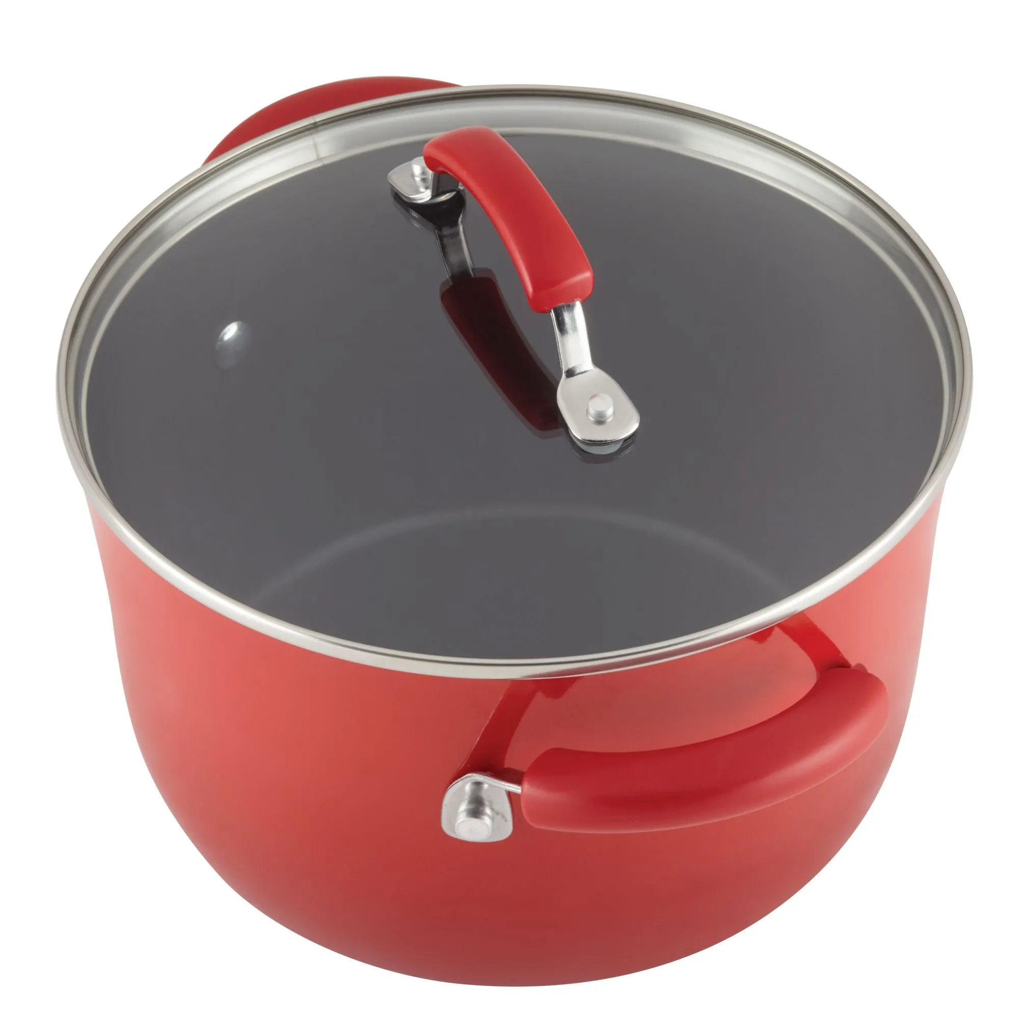 6-Quart Hard Anodized Nonstick Induction Covered Stockpot