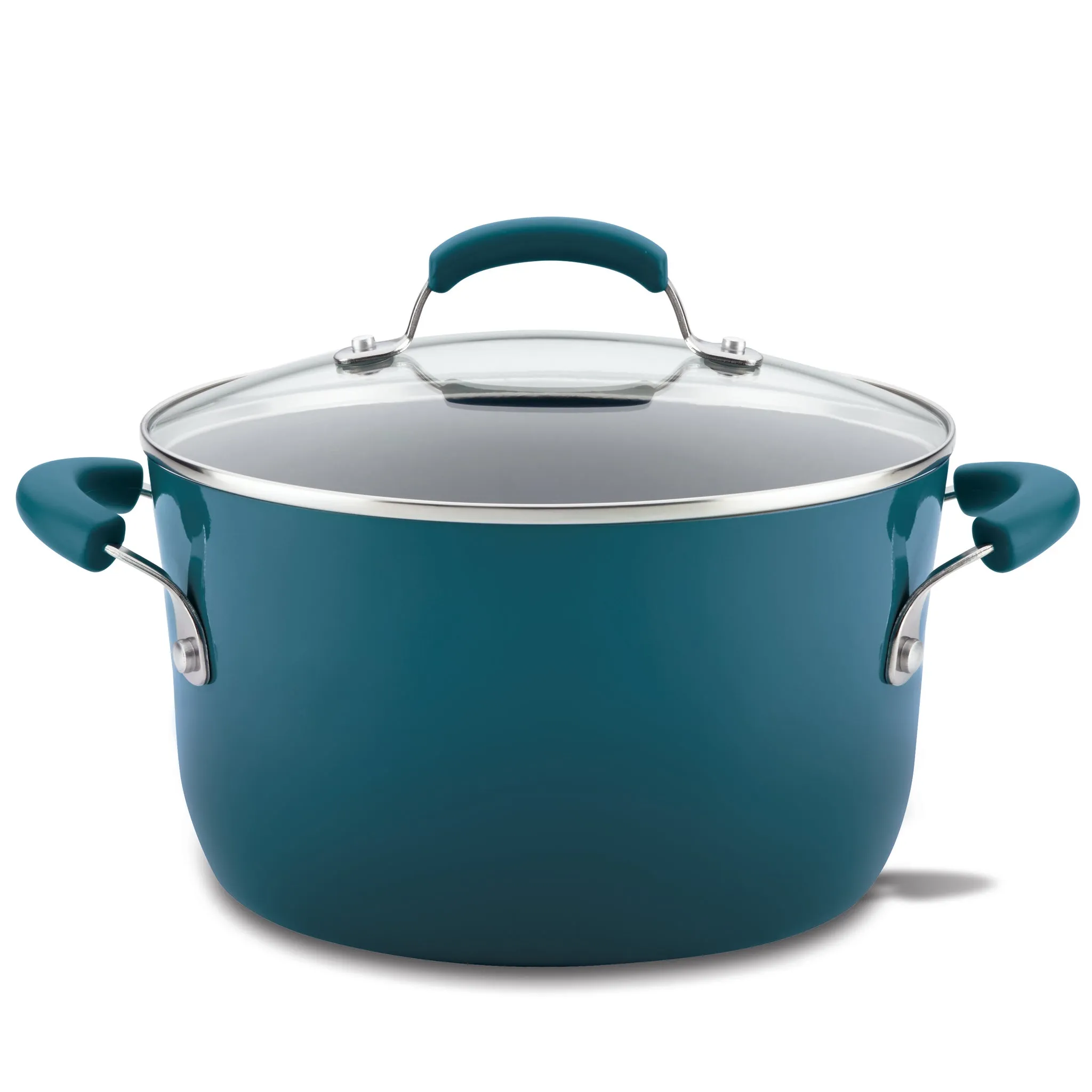 6-Quart Hard Anodized Nonstick Induction Covered Stockpot