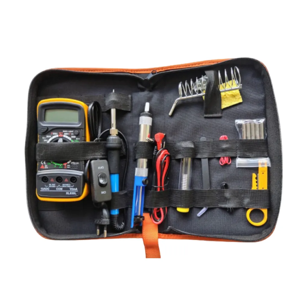 60W Adjustable Electric Multimeter Soldering Iron Tool Kit