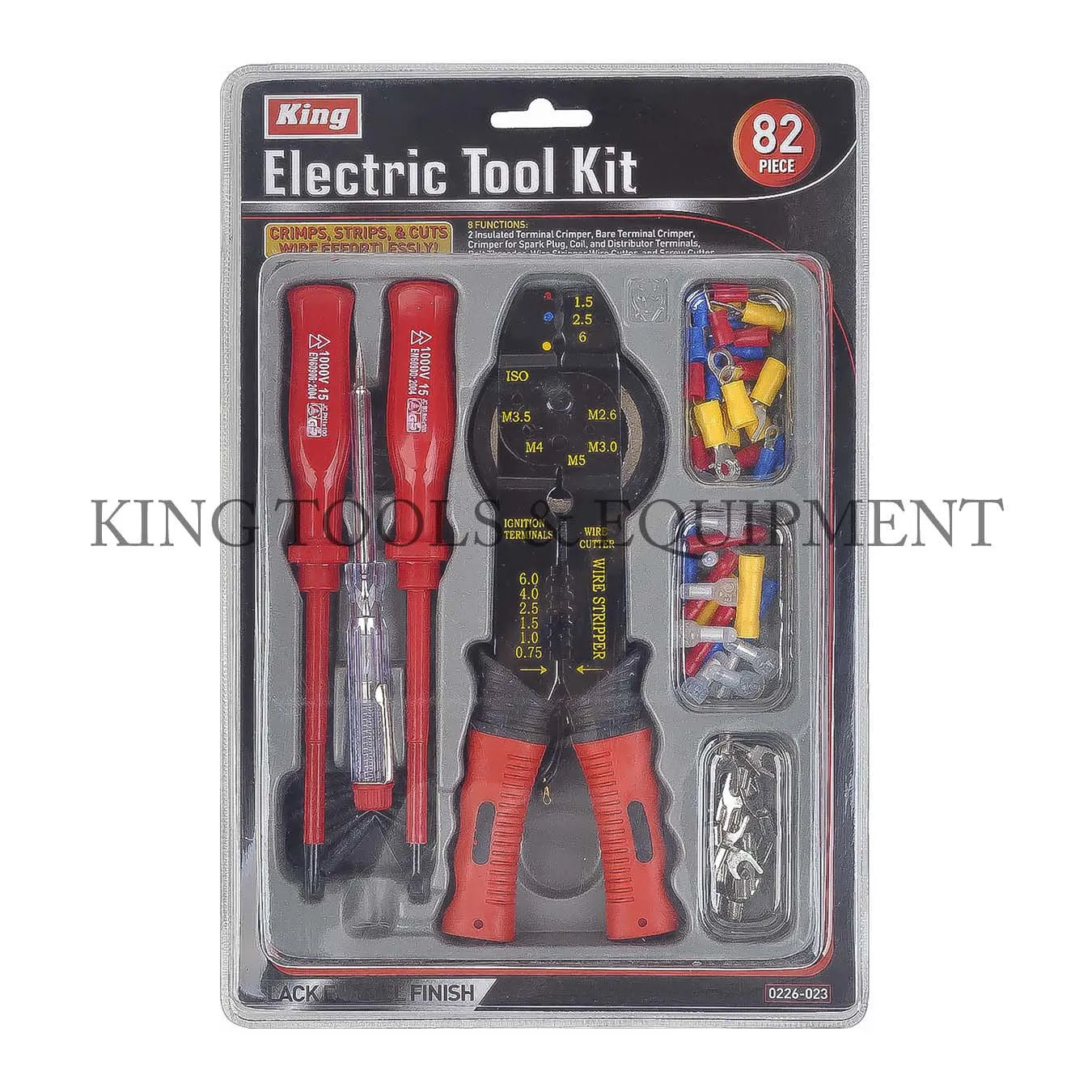 82-pc ELECTRIC CRIMPING TOOL KIT - 0226-0