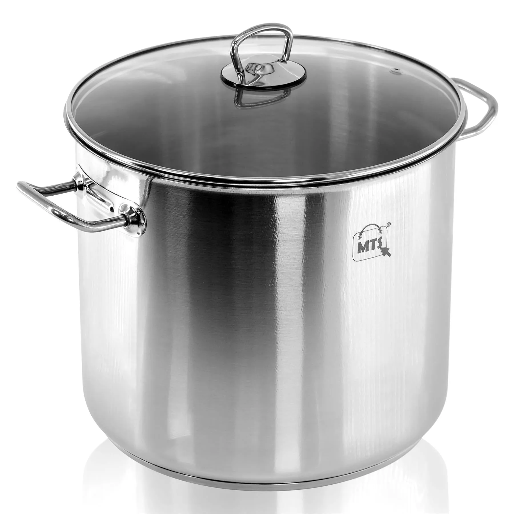 9 Litre Stock Pot With Glass Lid