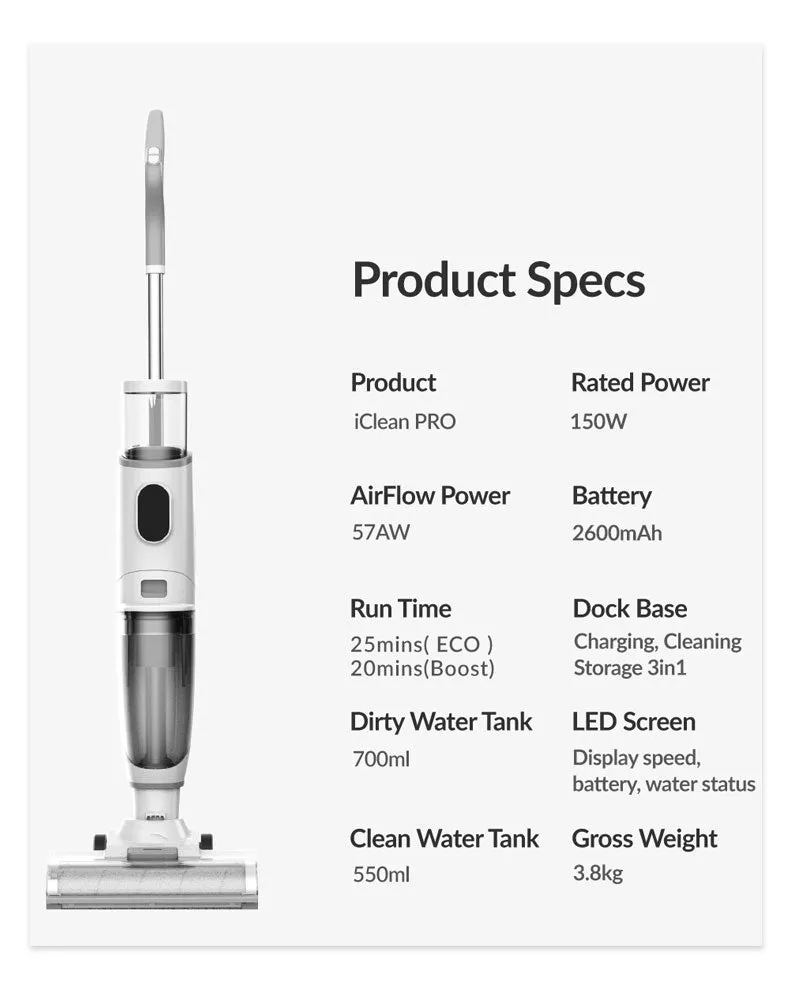 Airbot iClean Pro 乾濕吸塵機