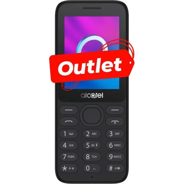 Alcatel Telefono Cellulare 2.4" Seconda Mano Volcano Black