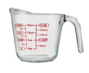 Anchor Hocking Glass Measuring Cup, 2 Cup