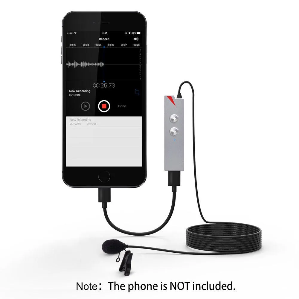 Aputure A.Lyra Digital Lavalier Microphone for Apple iPhone