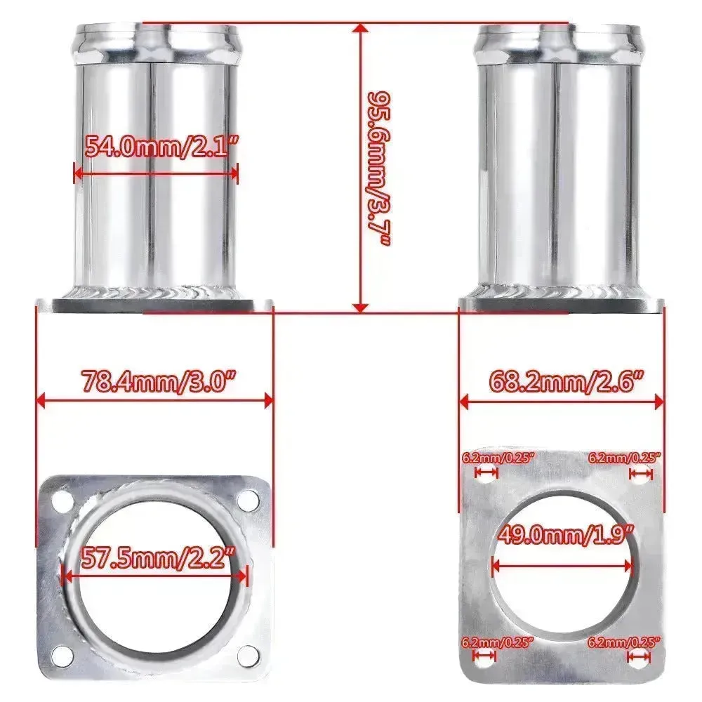 Automobile Modification Exhaust Gas Circulation Removal Pipe