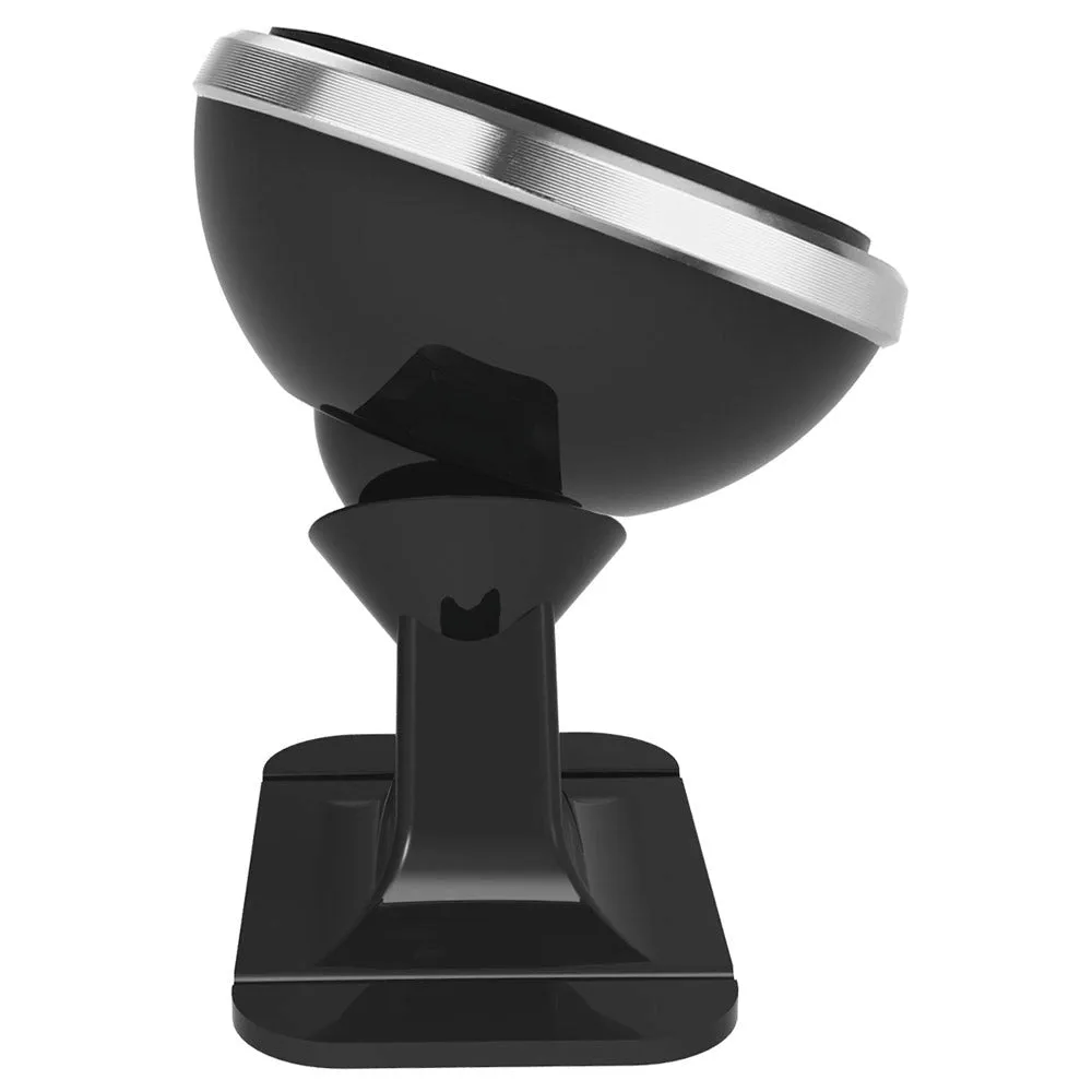 Baseus 360 Graders Magnetisk Dashboard Car Mount Mobilholder til Bil - Sort / Sølv