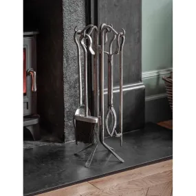 Batsford Fireside Tool Set | Antique Pewter