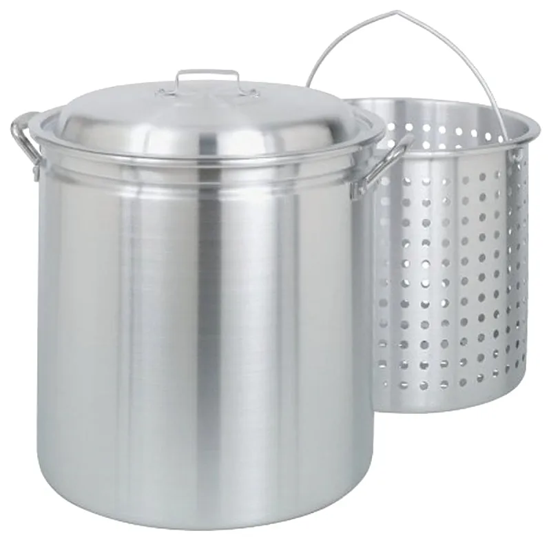 Bayou Classic 4060 Stock Pot, 60 qt Capacity, Aluminum :EA: QUANTITY: 1