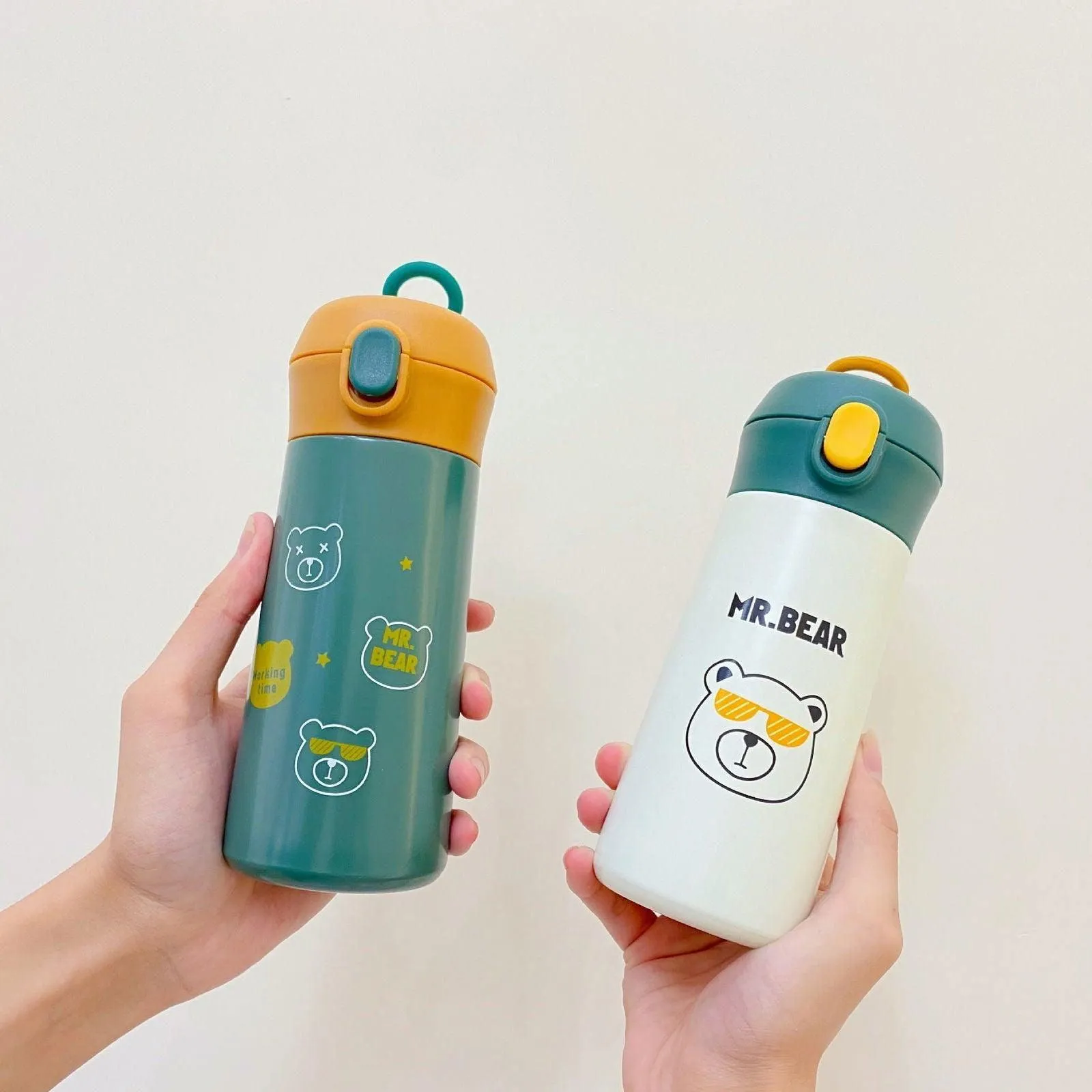 Bear Double Wall Stainless Steel Thermal Water Bottle