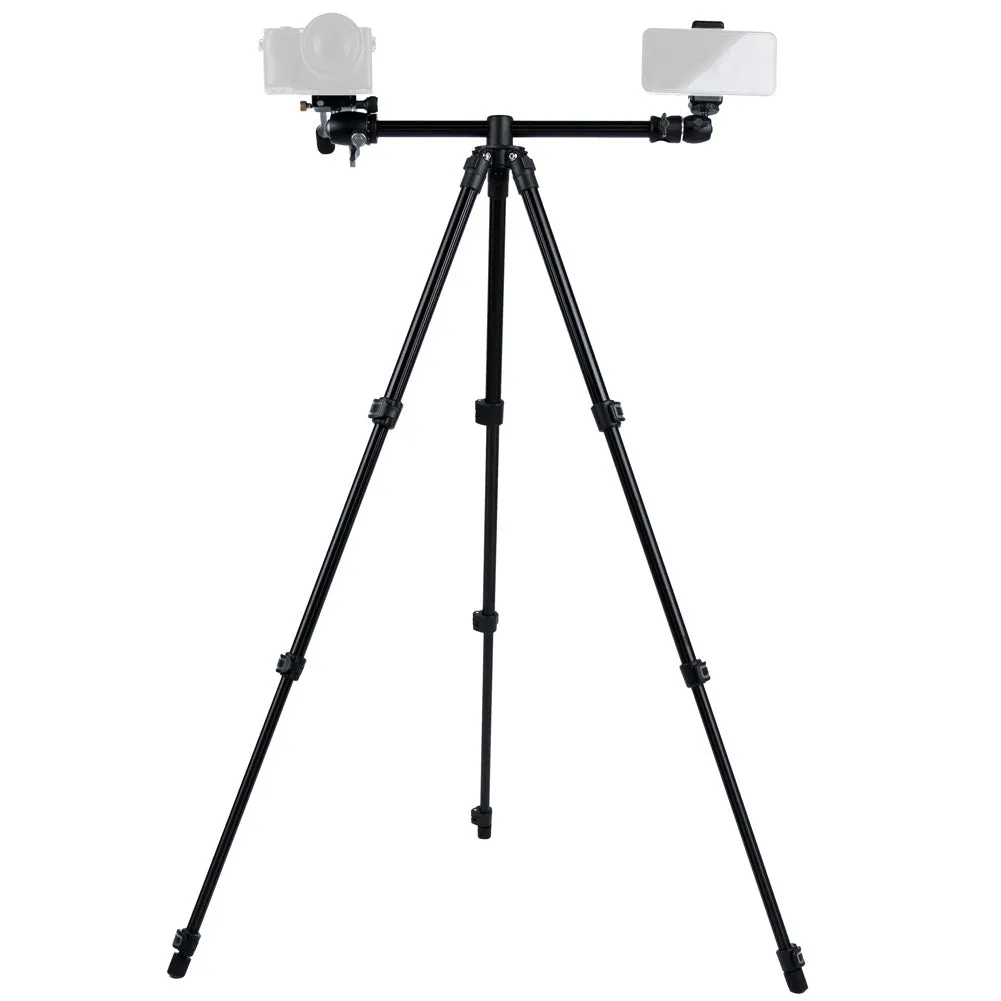 Beike QZSD Q202F Convertible Flatlay Tripod for Smartphones & Cameras