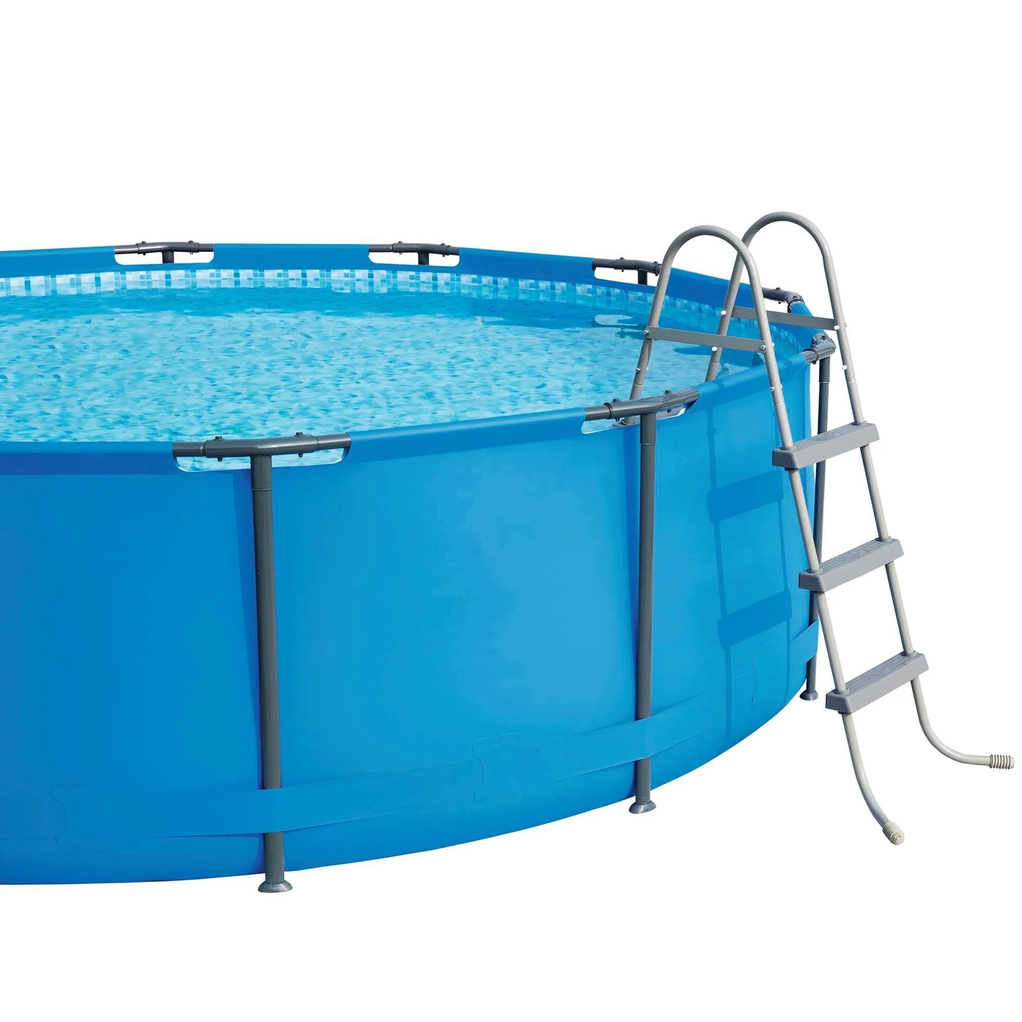 Bestway 15ft x 42in Steel Pro Max Round Frame Above Ground Pool with Accessories