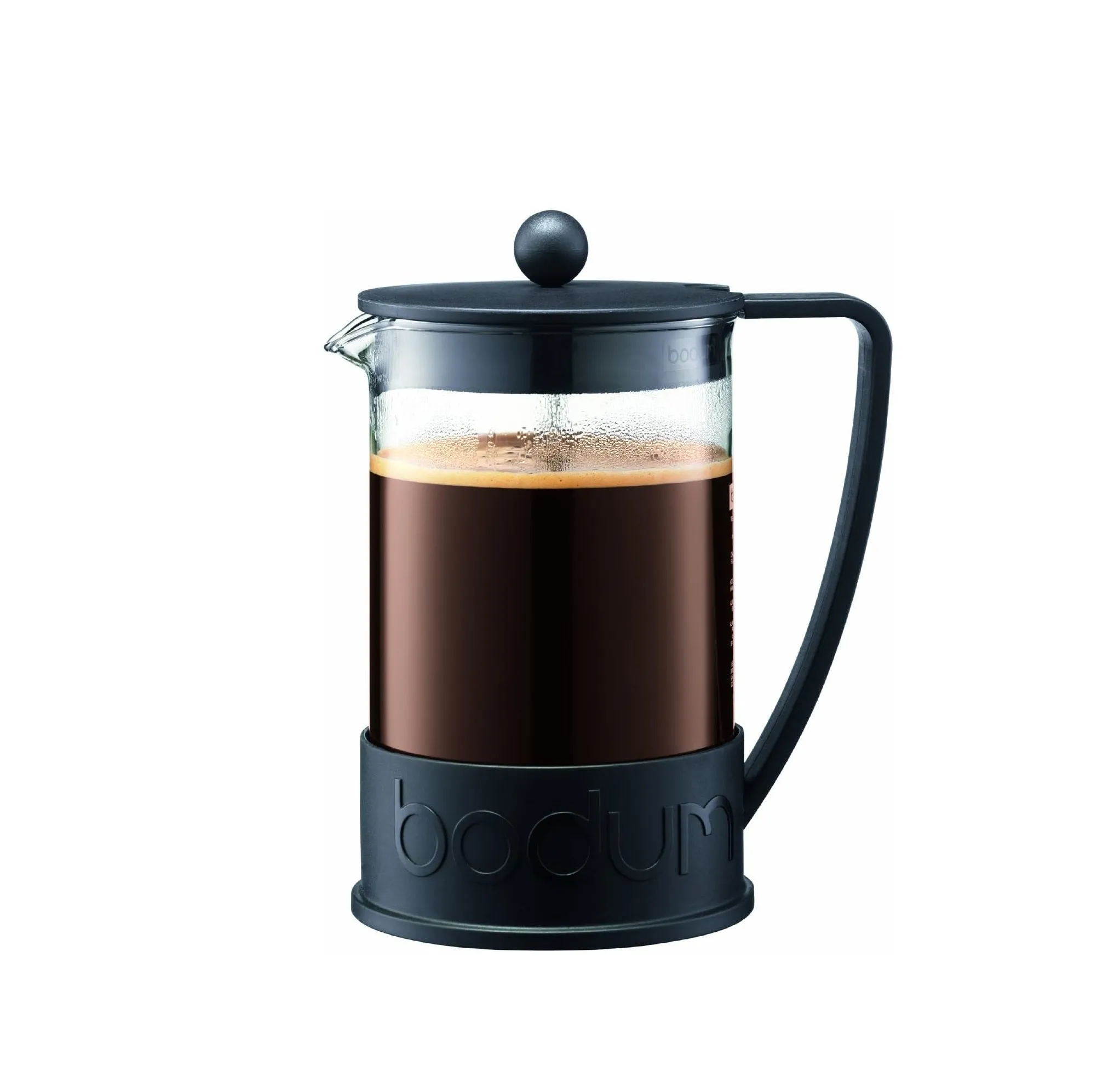 Bodum Brazil French Press Coffee Maker, 12-Cup, 1.5 L, 51-Ounce Black