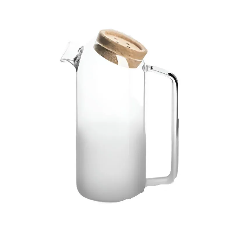 Borosilicate Glass Carafe with Handle for Milk 750ml