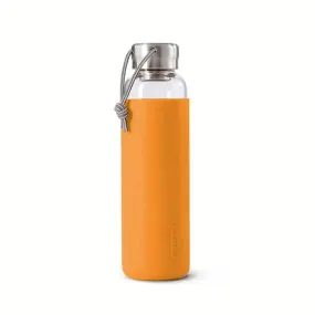 Borosilicate Glass Water Bottle 600ml - Orange