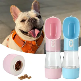 Bottle Bowl 2 in 1 Food Feeding Water Dispenser