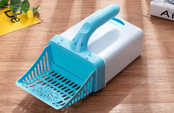 Cat Litter Shovel with Basin