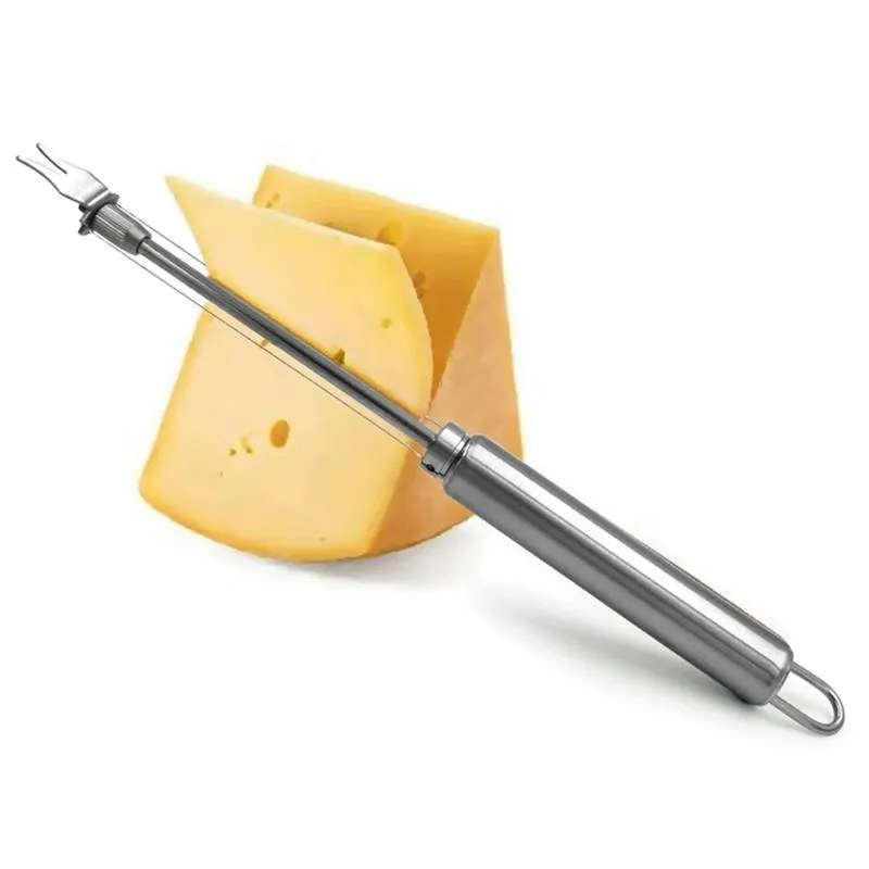 Cheese Board Double Wire Cheese Slicer Adjustable Cheese Wire Cutter