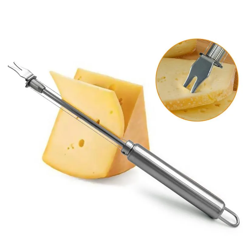 Cheese Board Double Wire Cheese Slicer Adjustable Cheese Wire Cutter