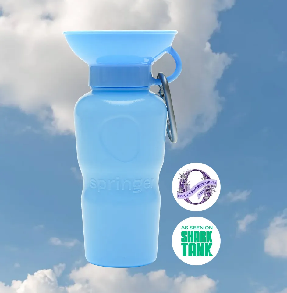 Classic Dog Water Travel Bottle