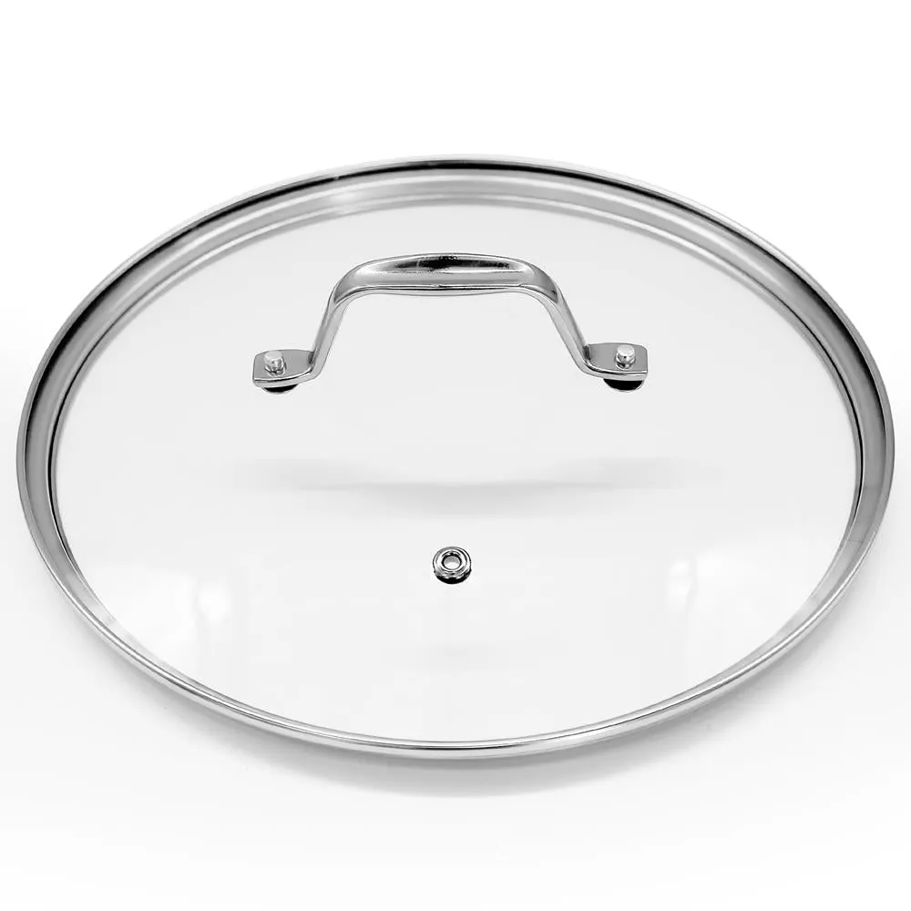 Cookware Stockpot Lid - See-Through Tempered Glass Lids (Works With Models: Ncsp8, Ncsp6)