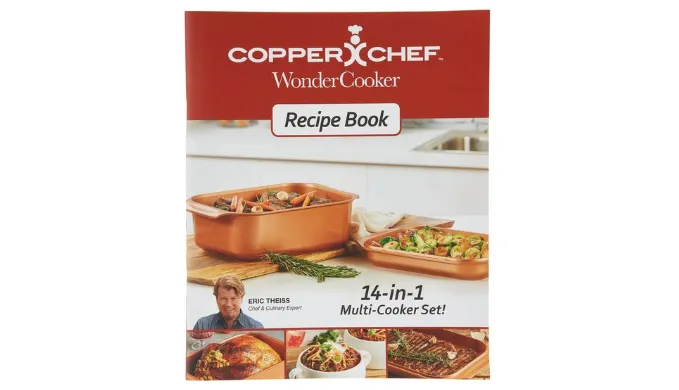 Copper Chef 7-piece 14-in-1 Wonder Cooker Cooking System - Renewed