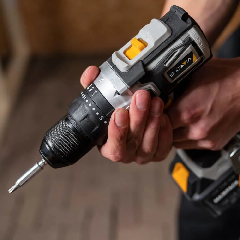 Cordless Combi Drill Brushless 18V 60Nm set