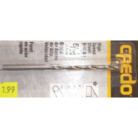 Credo 5/32 High Speed Drill Bits