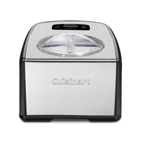 Cuisinart - SS Ice Cream And Gelato Maker Compressor - Pearl Silver