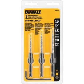 DeWalt DW2535 3 Piece Countersink Set