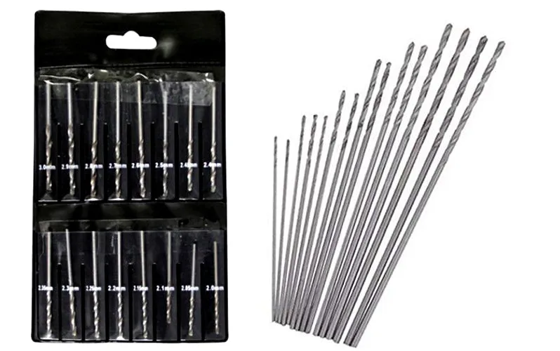 Drill Bit - 16pc HSS Metric Twist Drill Bit Set 2.0 - 3.0mm For Rotary Tools