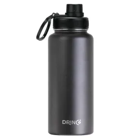 DRINCO® 32oz Stainless Steel Water Bottle - Black