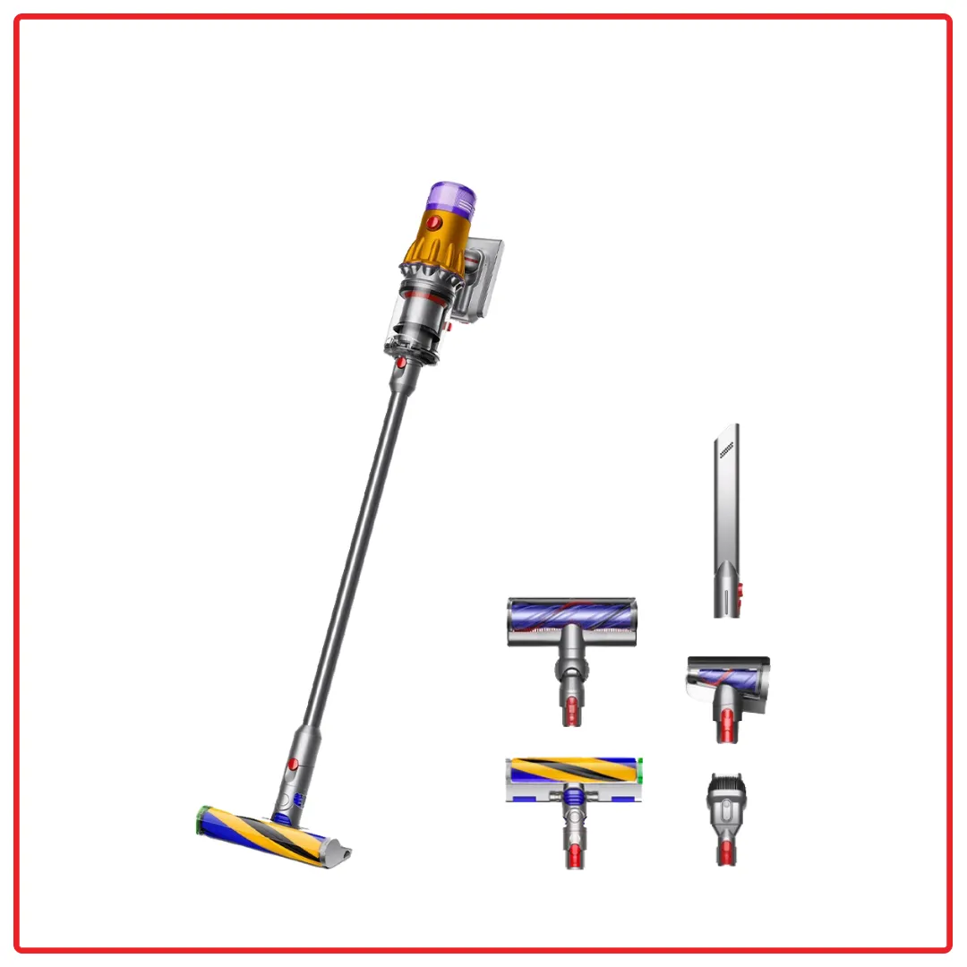 Dyson V12 Detect Slim Absolute SV46 (Yellow & Nickel) Cordless Vacuum Cleaner