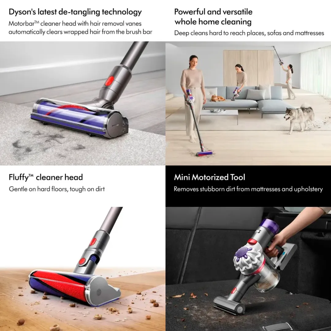 Dyson V8 Absolute SV25 (Silver & Nickel) Cordless Vacuum Cleaner