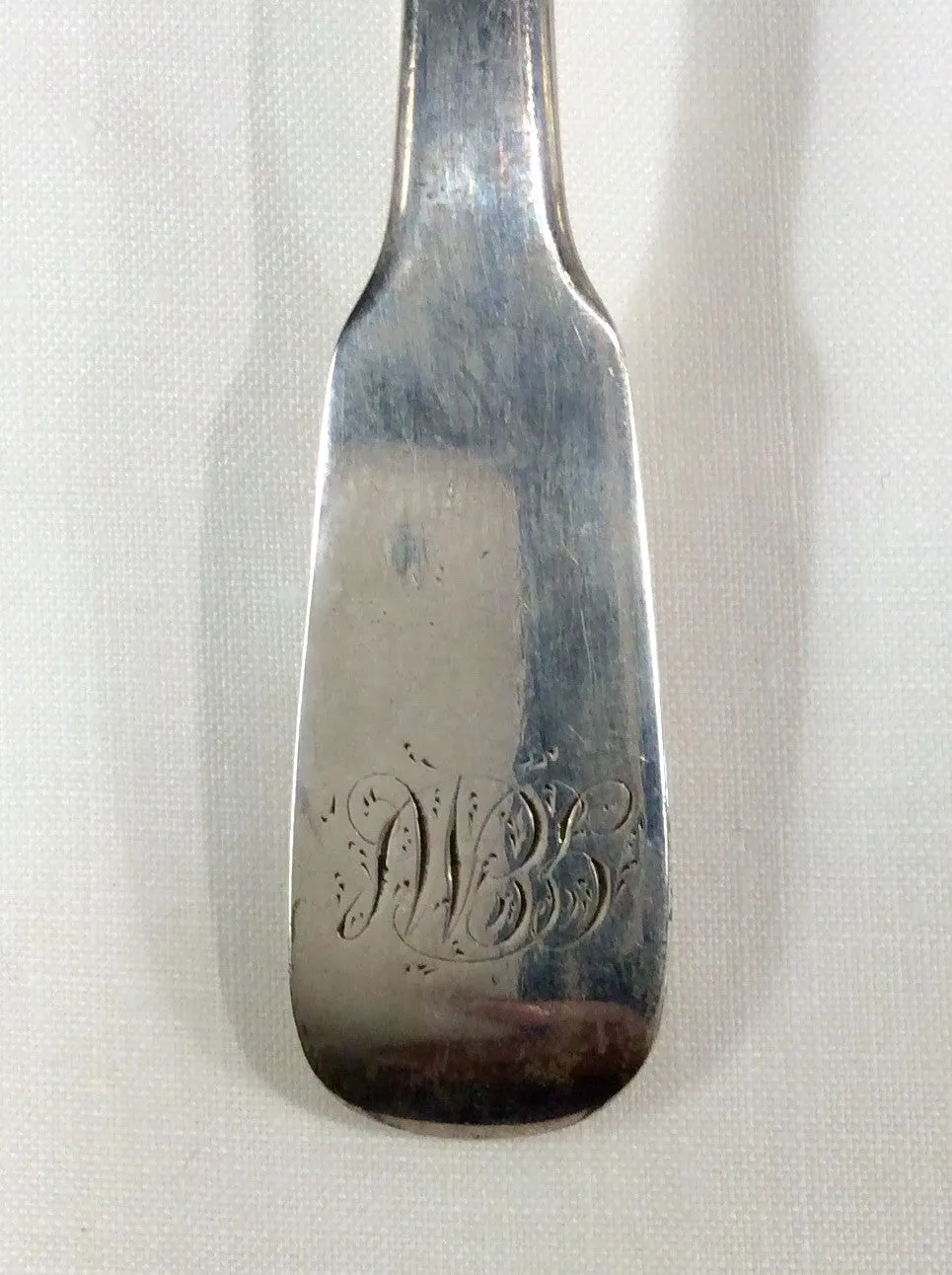 English Georgian Silver Shovel Spoon